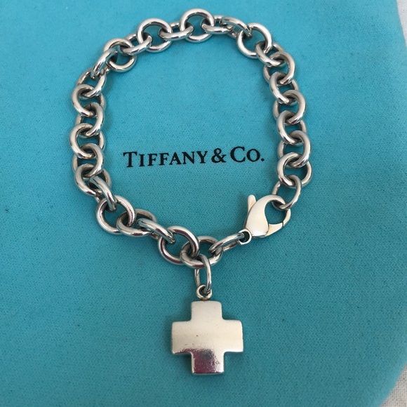 Tiffany & Co. Jewelry - 🔴Authentic TiffanyCo Bracelet RARE Cross bracelet